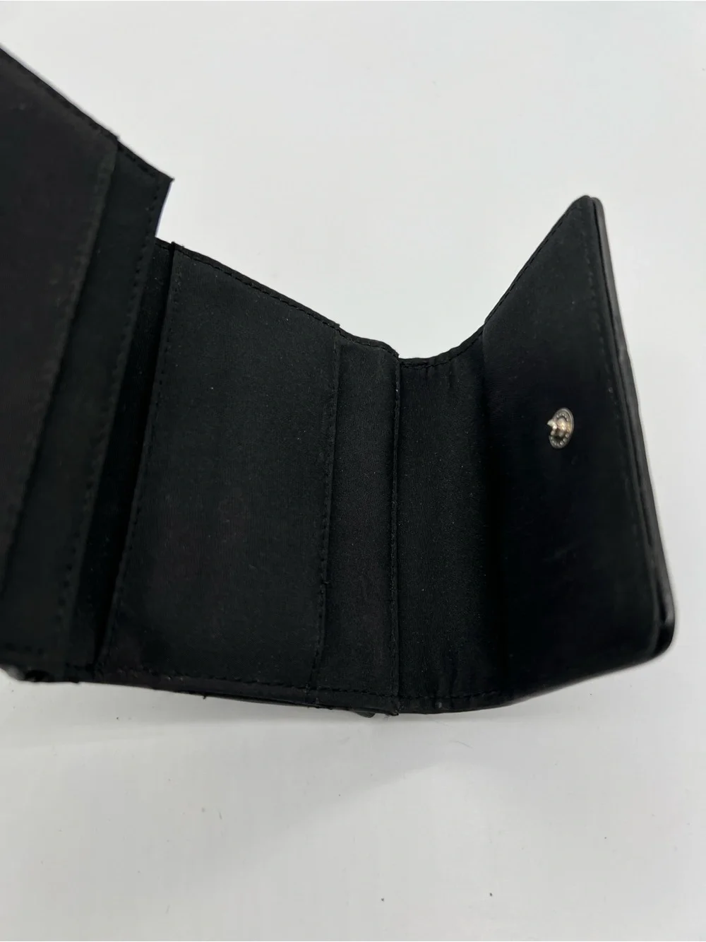 Tommy Hilfiger Black Jacquard Trifold Wallet